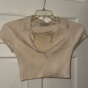 urban outfitter crop polo